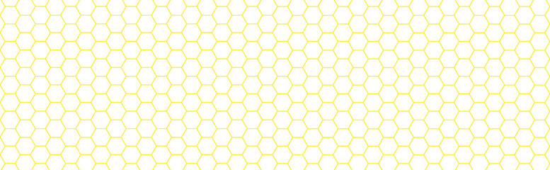 Texture nids d&rsquo;abeilles jaune, fond blanc 
