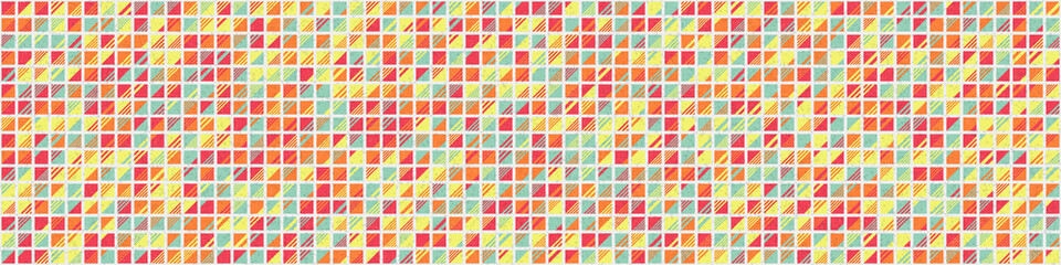 Abstract Geometric Pattern generative computational art illustration