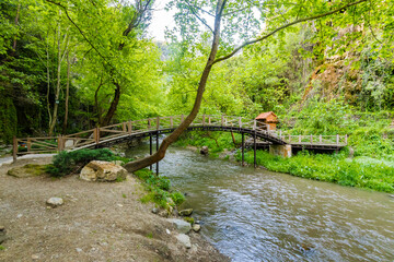 Kursunlu Natural Park in Salihli Town of Manisa Province.