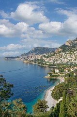 Fototapeta na wymiar Blick auf Monaco,Cote d`Azur,Frankreich