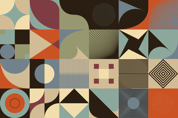 Digital Design Abstract Vector Pattern