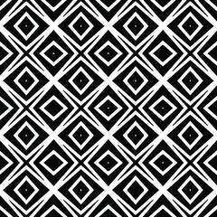 Geometric vector pattern with Black and white colors. Seamless abstract ornament for wallpapers and backgrounds.