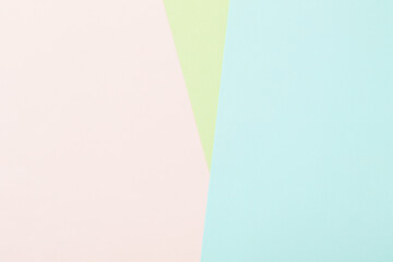 green, pink and blue blank pastel colours paper background