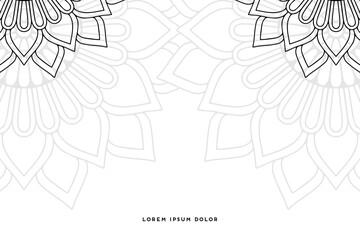 Dreamy wallpaper with mandala pattern