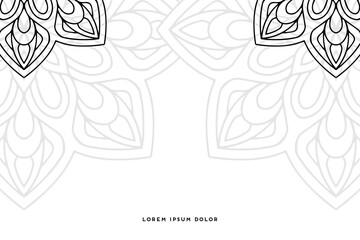 Dreamy wallpaper with mandala pattern