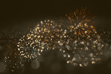 Fototapeta premium colorful fireworks for background