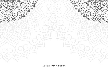 Dreamy wallpaper with mandala pattern