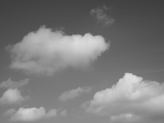 Sky with clouds after a thunderstorm