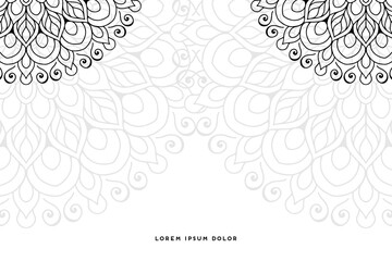 Dreamy wallpaper with mandala pattern