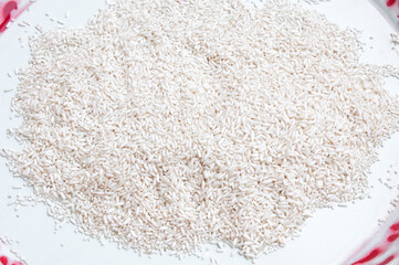 Organic rice kernels in Thailand, organic glutinous rice kernels.