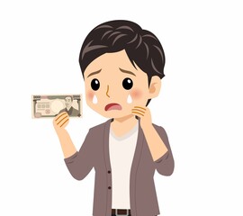 カーディガンを着た若い男性