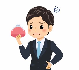 黒いスーツを着た男