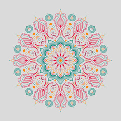 Colorful Mandala background design, Colorful mandala design, print for mandala, banner, flyer, poster, brochure, leaflet, Arabic, Islamic, east, style