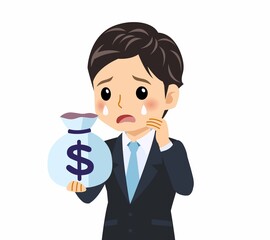 黒いスーツを着た男