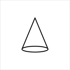 Triangle Icon.  Flat and Trendy Sign Symbol Illustration on white background