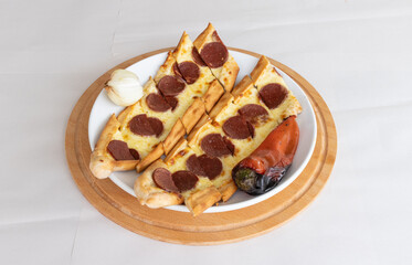 Traditional baked and fresh Turkish pita