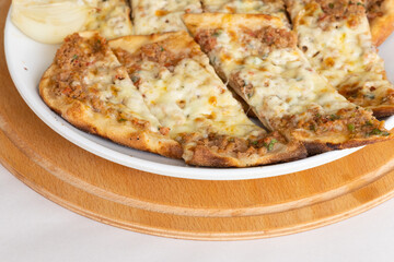 Traditional baked and fresh Turkish pita