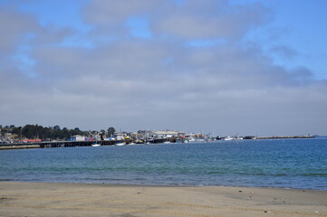 Fototapeta na wymiar Panorama am Pazifik, Monterey, Kalifornien