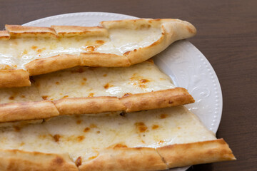 Traditional baked and fresh Turkish pita