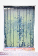 Old Wood Door Decoration Background 