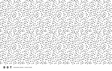 Seamless pattern of irregularly arranged dots