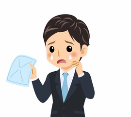 黒いスーツを着た男