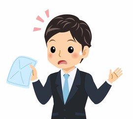 黒いスーツを着た男