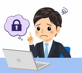 黒いスーツを着た男