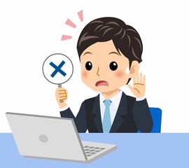 黒いスーツを着た男