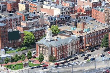 Fototapeta premium Boston North End architecture