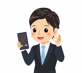 黒いスーツを着た男