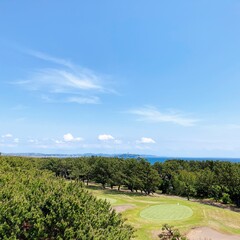 江ノ島とゴルフ場
シーサイドゴルフ