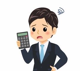 黒いスーツを着た男