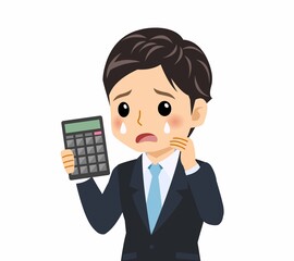 黒いスーツを着た男