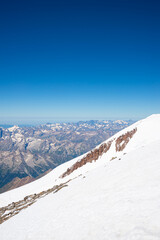 Mount Elbrus in summer. Kabardino-Balkaria