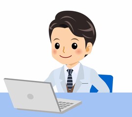 白いスーツの男性