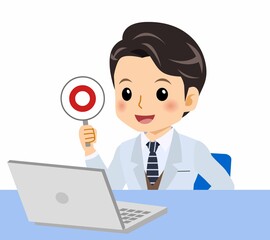 白いスーツの男性