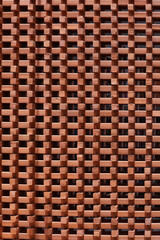 Red Bricks wall Pattern for Background.