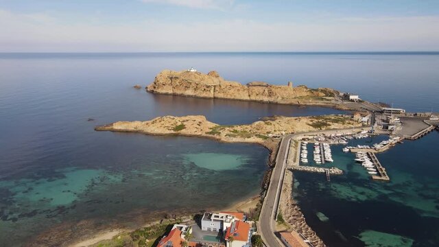 Corsican coast, &Icirc;le Rousse,  Corsica, France