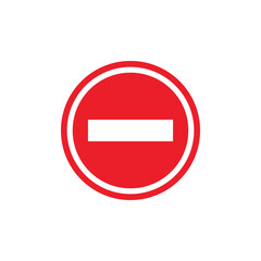Stop sign icon. Stop icon.