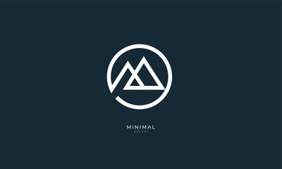 a line art icon logo of a mountain