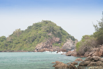 Obraz premium Sea beach and blue sky.