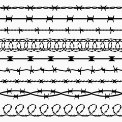 Barbed Wire Vector Collection