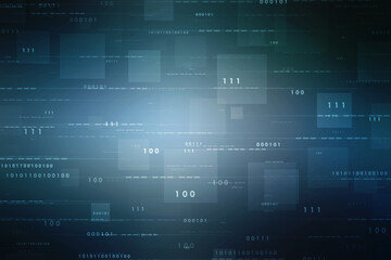 2D Digital Abstract Business Networking background