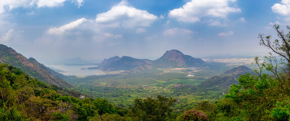 panorama of the mountains