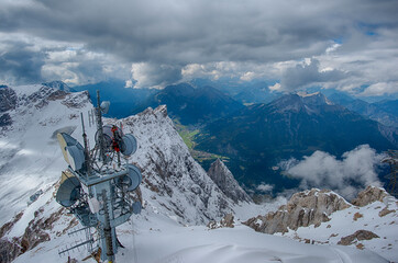 Fototapeta premium Zugspitze Panorama Alpen