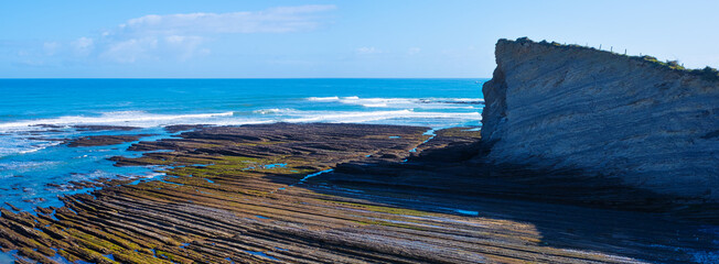 Flysch on the coast of Gipuzkoa, Protected Biotope of Deba-Zumaia, Euskadi