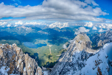 Zugspitze Panorama Alpen
