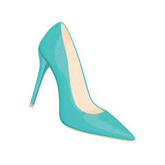 BLUE HEEL SHOES