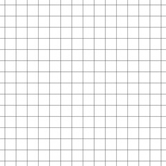 Abstract Black and White Grid Striped Geometric Seamless Pattern - Vector illustration